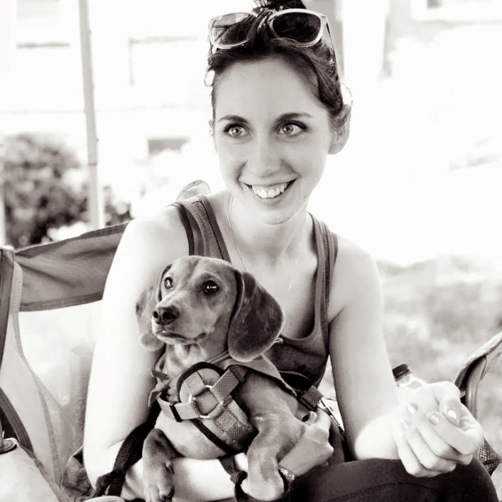 My dog, Simon & I.