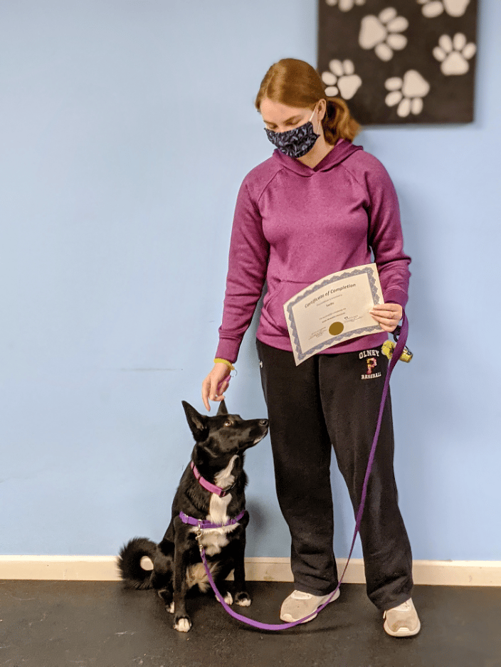 Former group class graduate, Hannah & Sadie.