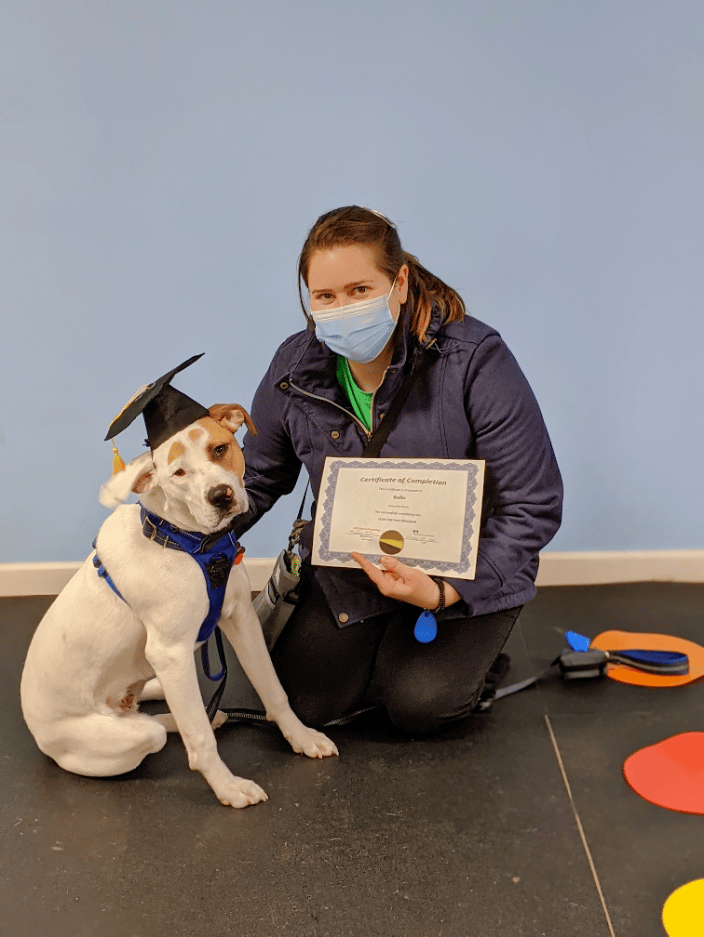 Former class graduates, Kristin & Rollo. 