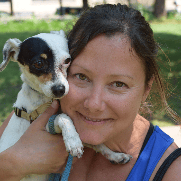 Beth Martin and her dog Bodi