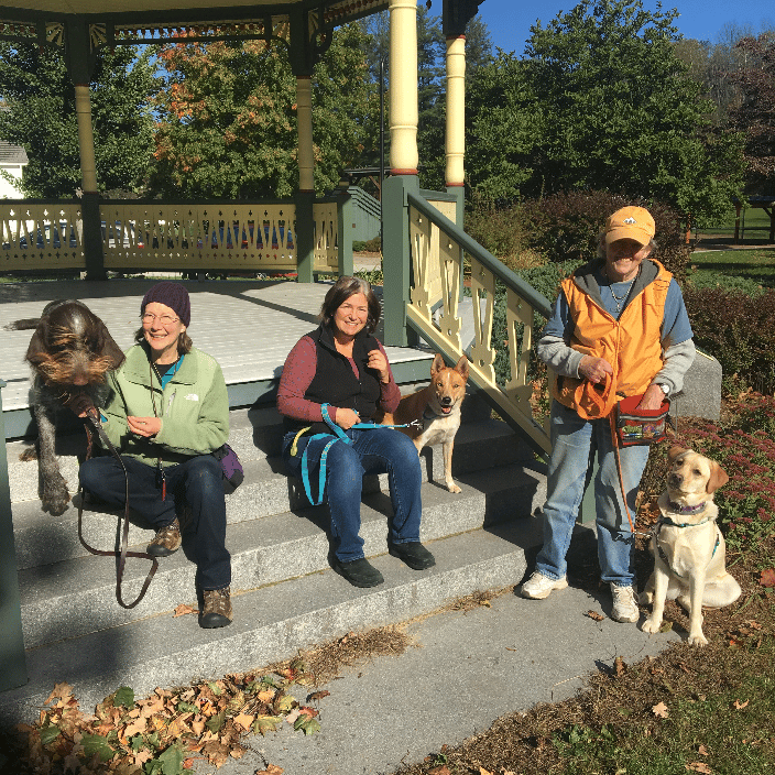 Group class in downtown New Boston, NH