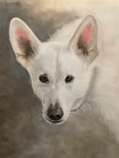 Recent Painting of Lily