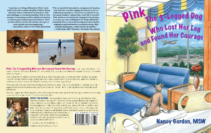 PINK'S CHILDREN'S INSPIRATIONAL TRUE STORY OF BECOMING 3 LEGGED AT THE AGE OF 1. Amazon author page:  https://www.amazon.com/-/e/B08KYKJZL9