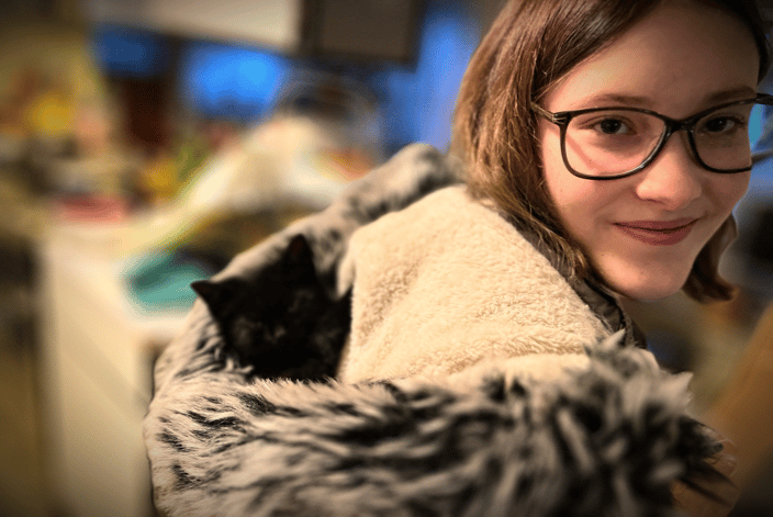 Ophelia and her goblin