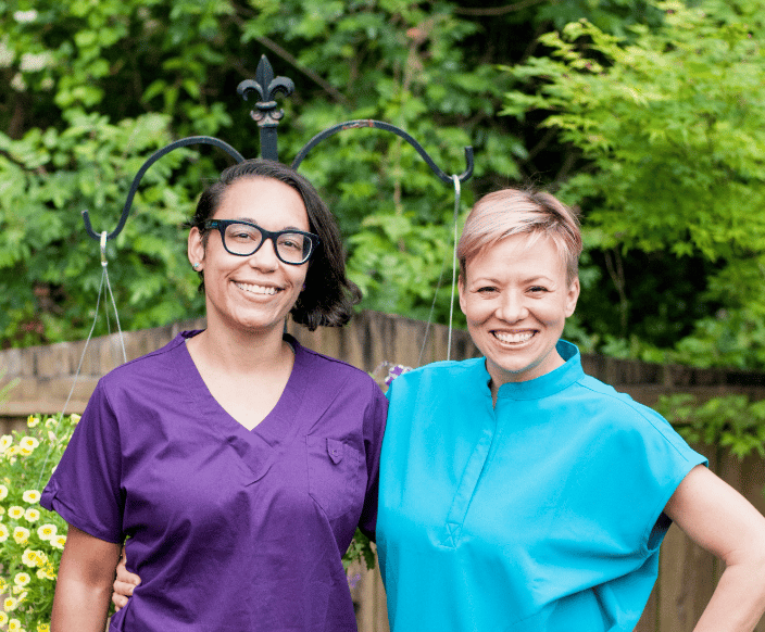 Dr. Natalie Davidson and Dr. Jennifer Moser