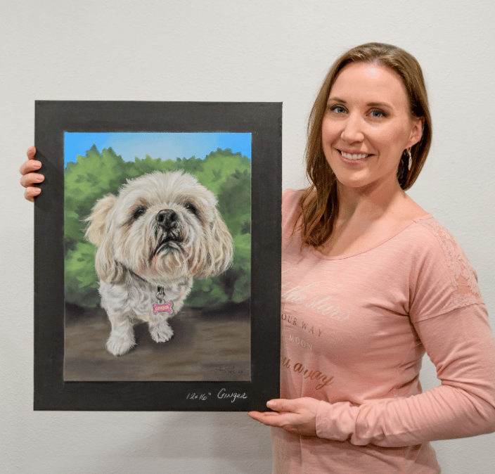 Shih Tzu. Soft Pastel. 12x16 inches. Dec 2020. $431.20