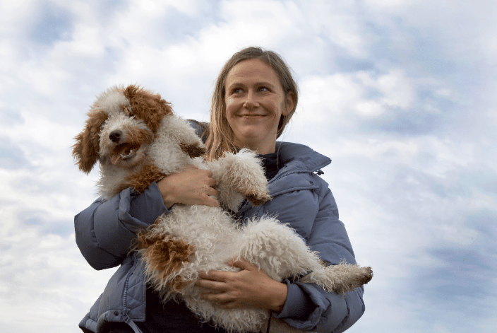 Disco (Parti Poodle) and Bryn