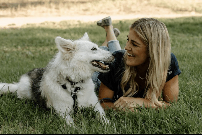 Me and my rescue dog Sadie