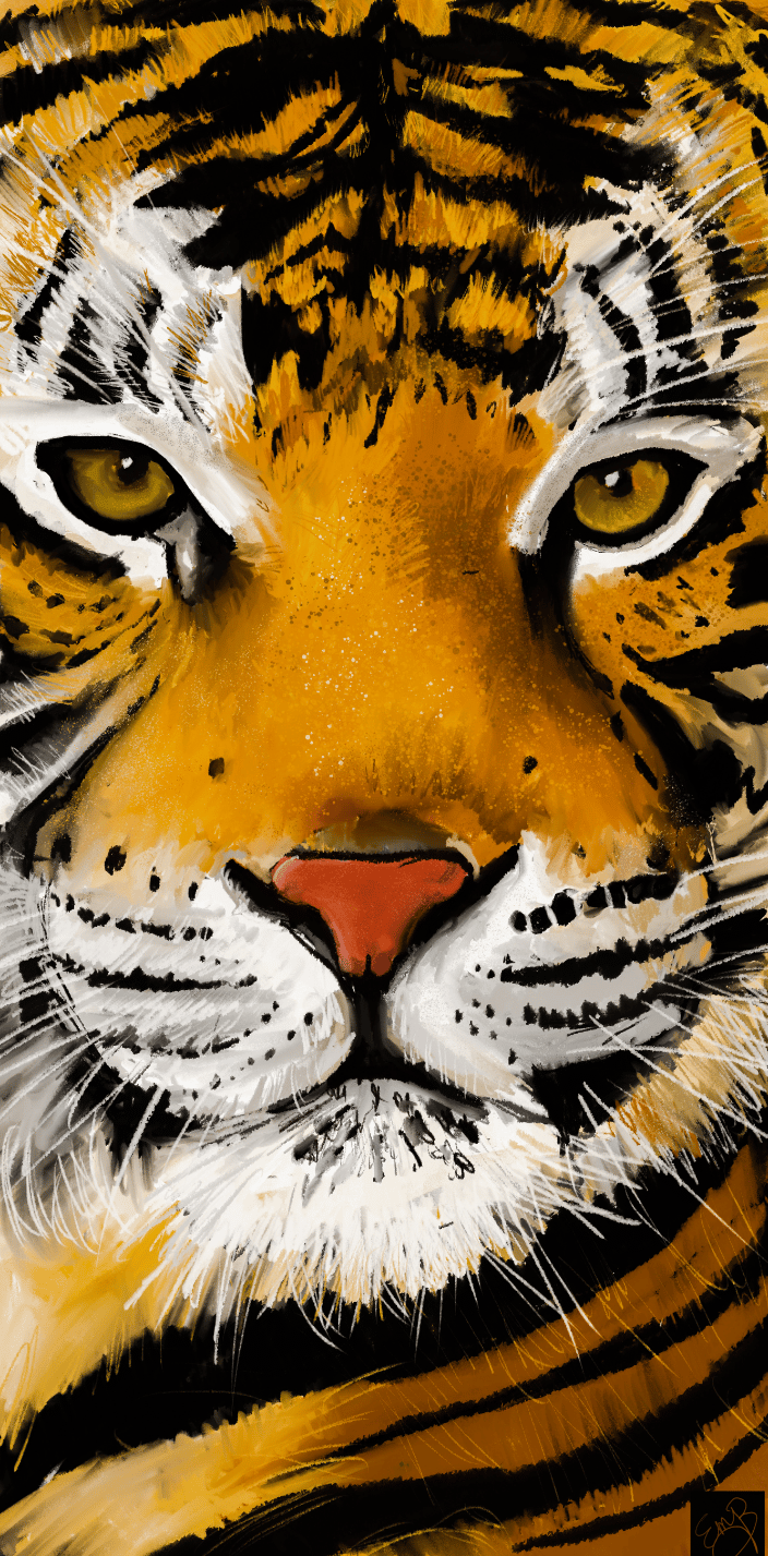 Tiger Face (digital)