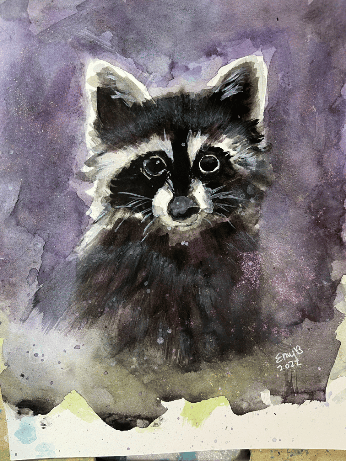 Racoon (Watercolor)