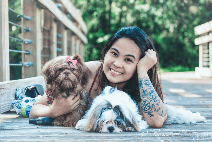 Celebration Florida pet and pet mom
