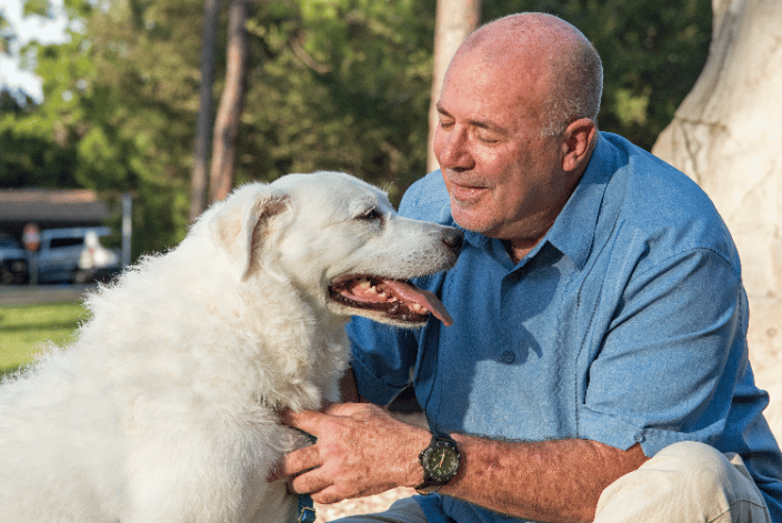 Me and my Great Pyrenees "Rilee"