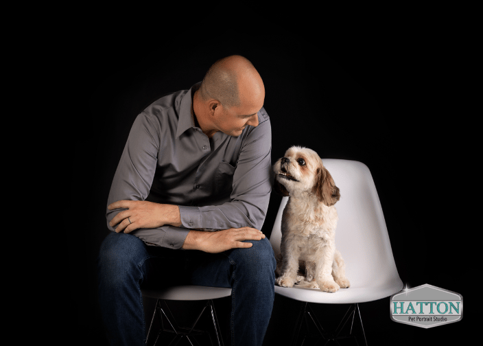 Man and Best Friend. HattonPetPortraitStudio.com