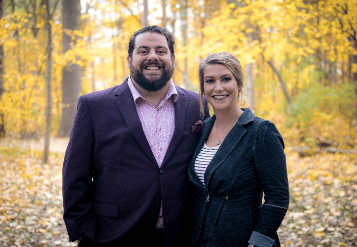 Owners Nick and Kate