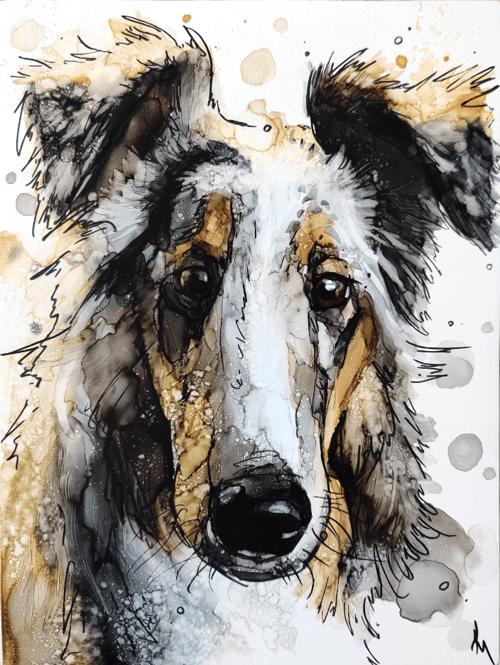 11x14 Dog Painting