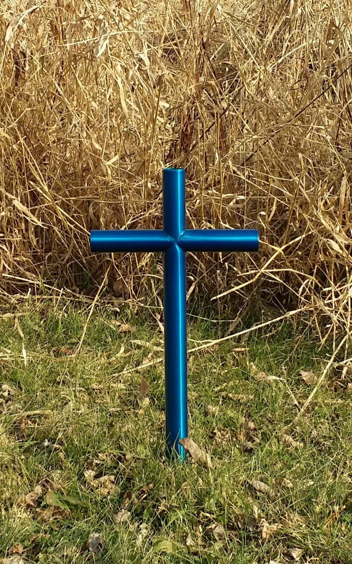 Blue Cat Memorial Cross