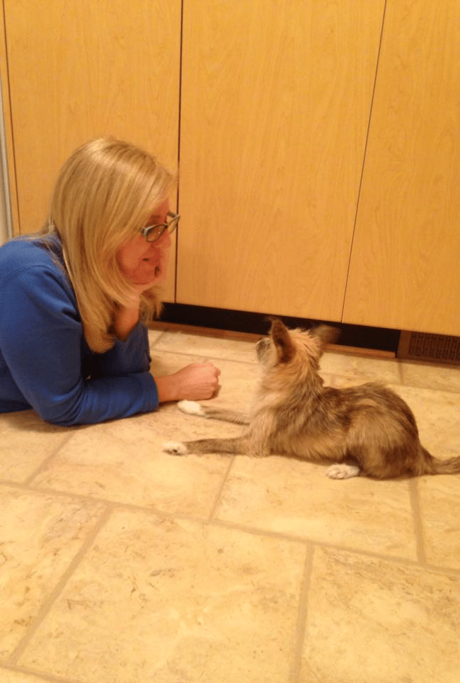 Barb and her pup Luna