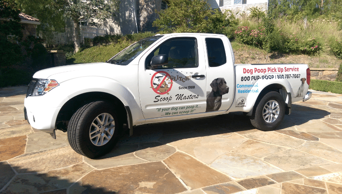 One of our work trucks