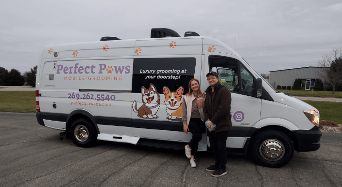 Perfect Paws Mobile Grooming provides superior pet grooming in Granger, IN