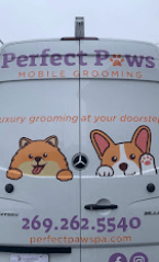 Photo of our mobile grooming in Granger, IN