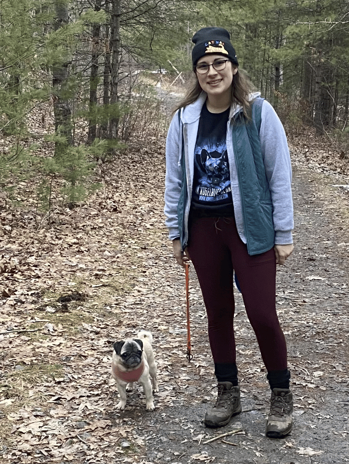 me and Francine the Pug