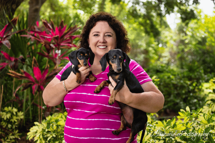 Mom and pups