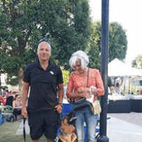 client and their dogs