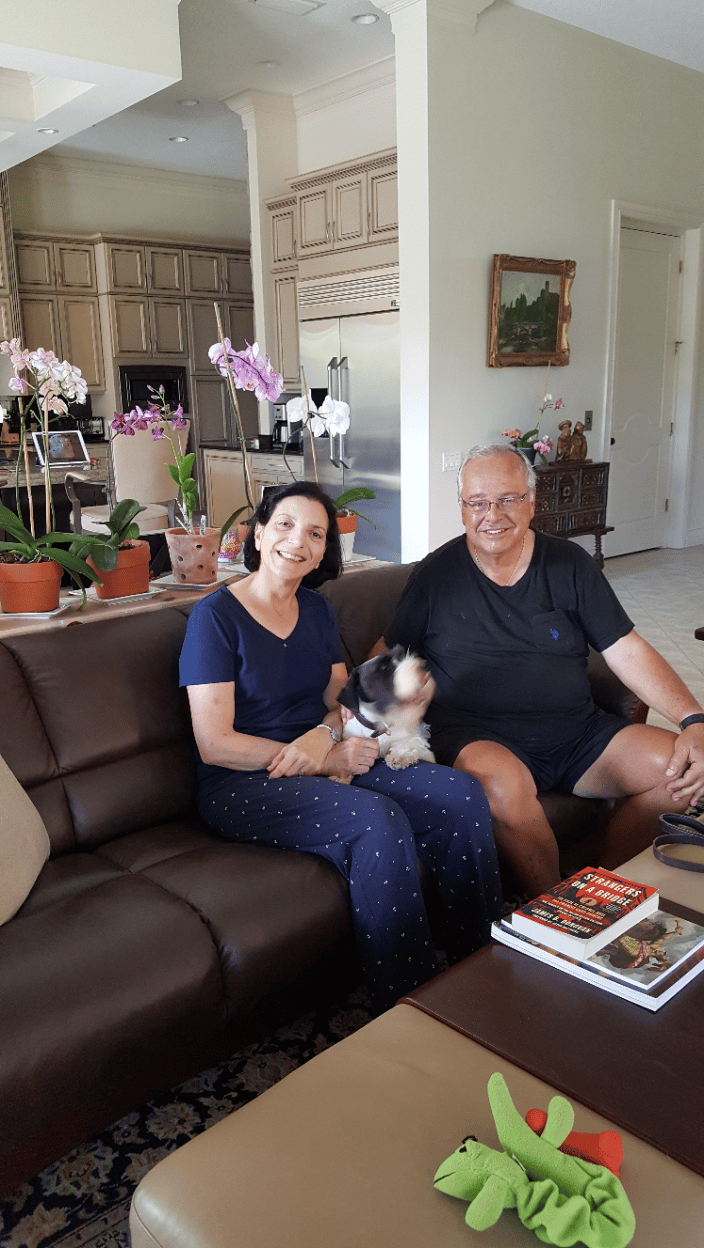 client and their dogs