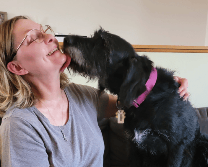 Joan and Grand Pup Julius