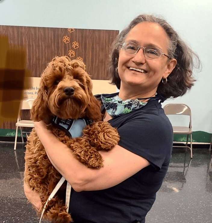 Me and my doggie student