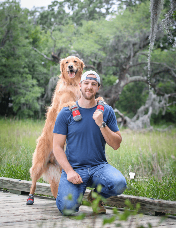 Teddy from A Guy and a Golden