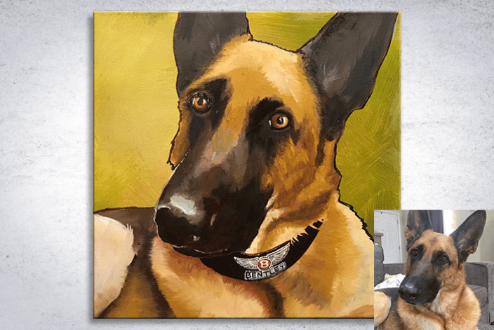 Bentley, 12x12"