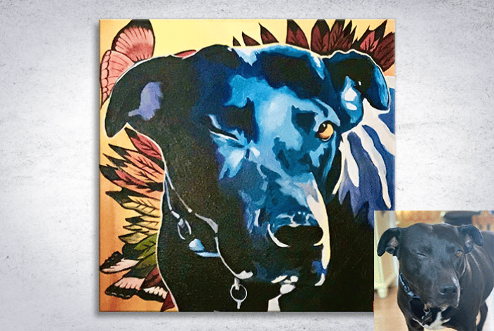 Avett, 24x24"