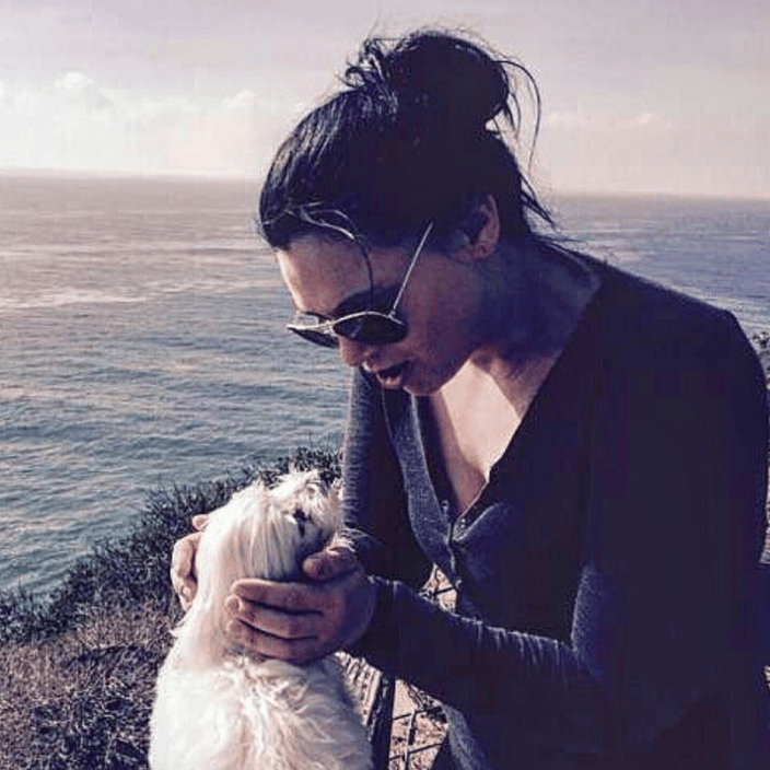 Ollie & I were in Malibu, CA 2015. I was letting him know how precious he was and to never let anybody tell him differently.