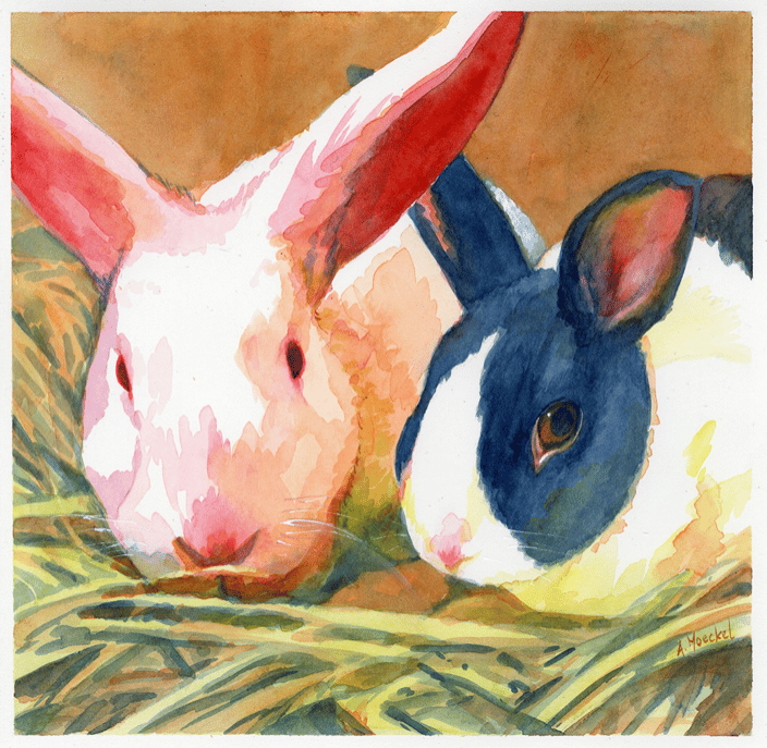 Marshy & Jax, Technicolor, 8x8in.