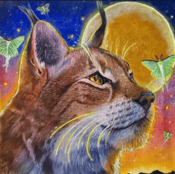 Custom Lynx Painting