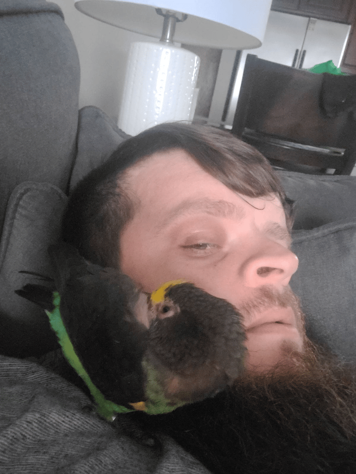 Mike is trying to sleep