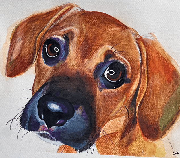 Watercolor Puppy