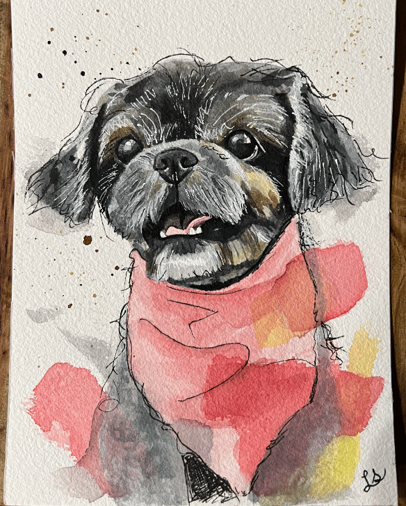 Dog Watercolor