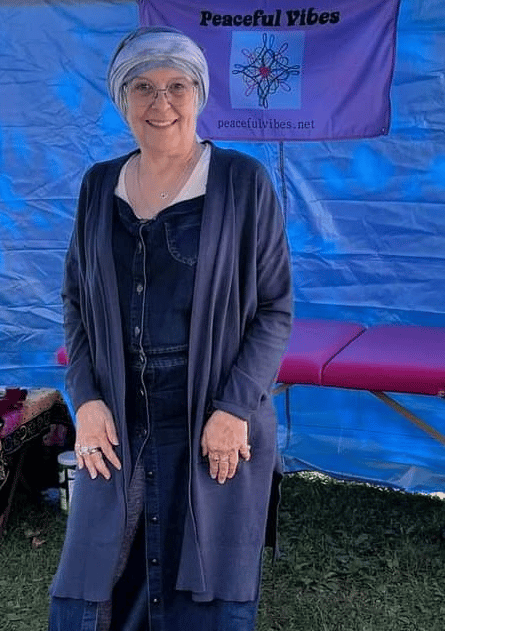 Debbie, owner of Peaceful Vibes
