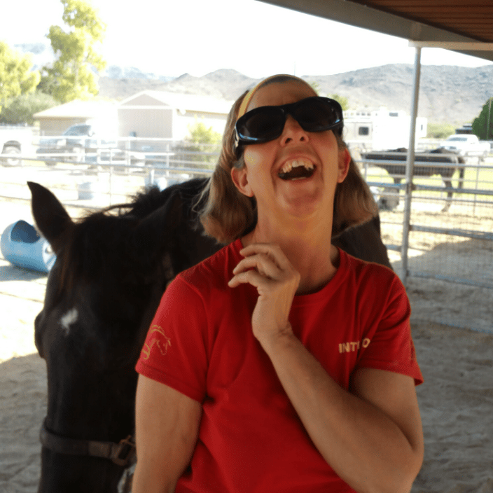 Animals are naturally drawn to Teri Ann, rather she's teaching or helping an animal 