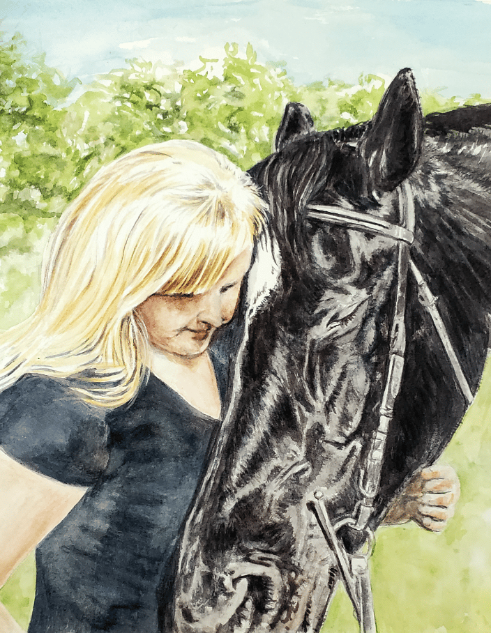 Custom Watercolor Portrait 
