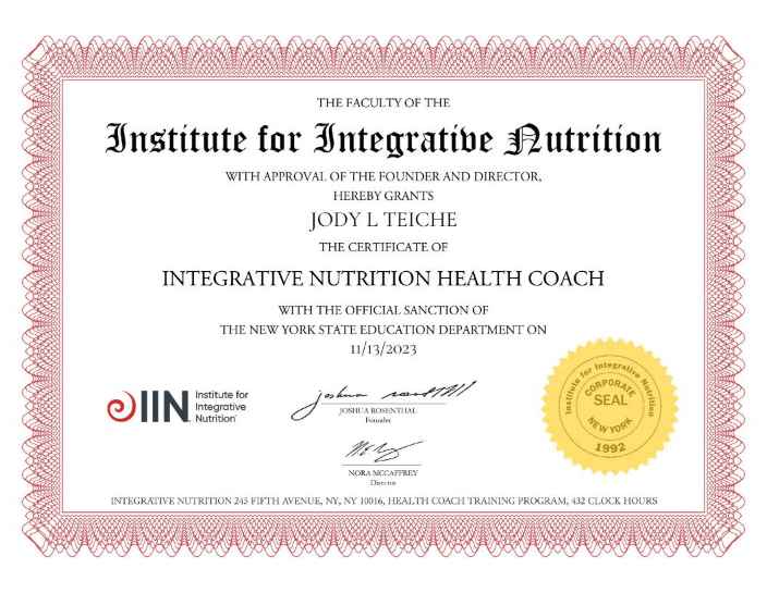Institute for Integrative Nutrition Coaching Certification
