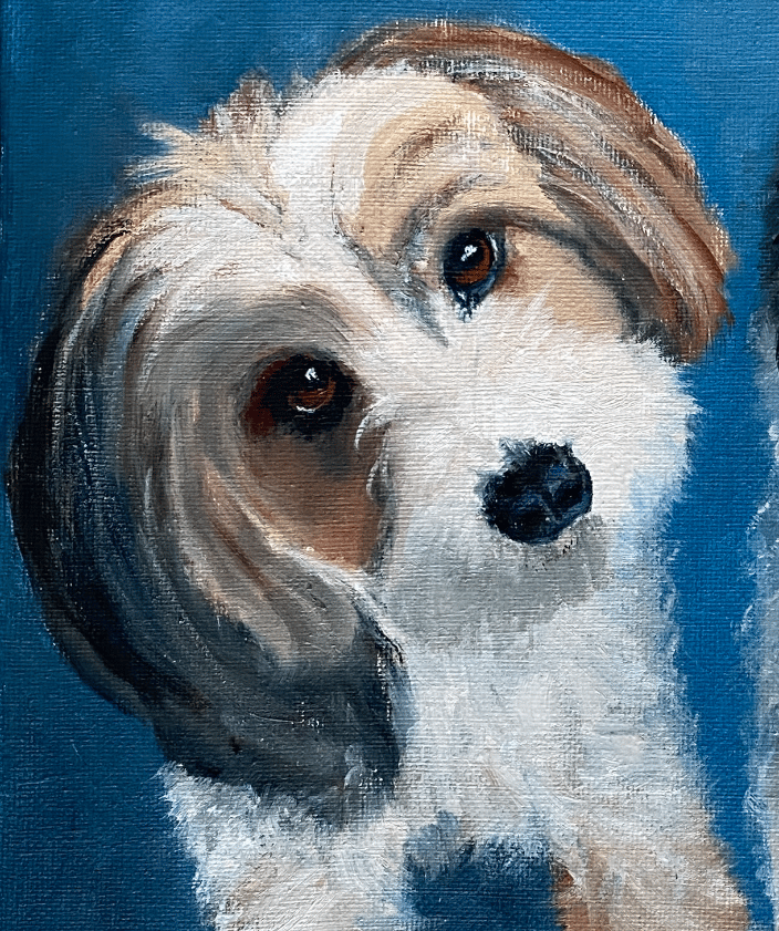 8x10 oil on canvas portrait for a customer