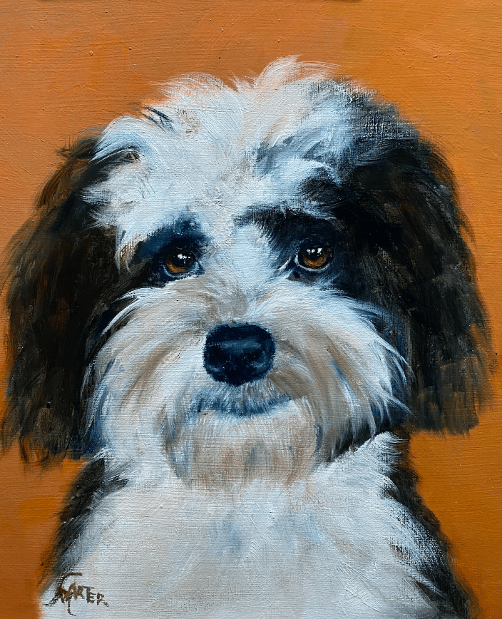 9x12 oil painting for customer