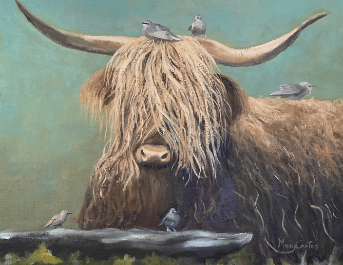 30x40 commissioned painting for a customer