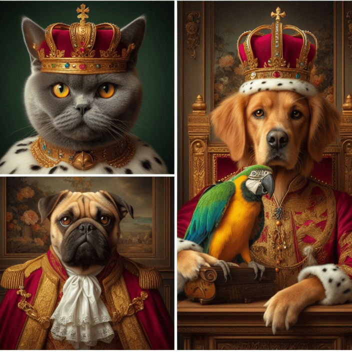 Renaissance Pet Portraits