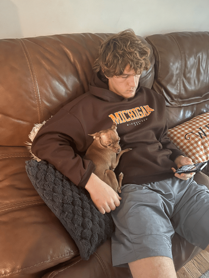 Repeat client and very cozy friend!