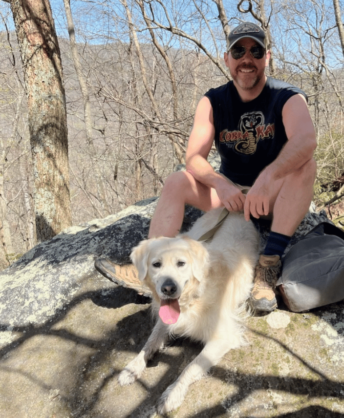 Luna and I on our hike!