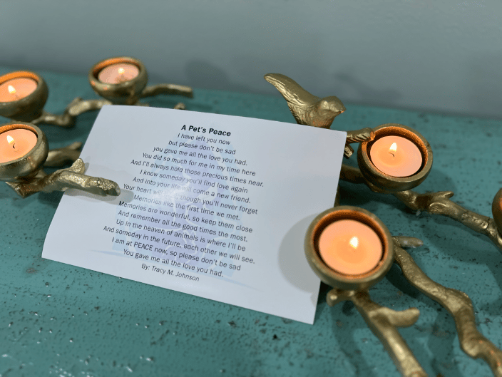 Light a candle to honor your loved one
